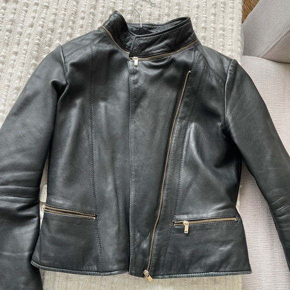 Sheepskin leather jacket - Picture 2 of 4
